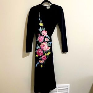 ASOS wrap dress with appliqués